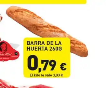 Hiperber Barra de la huerta oferta