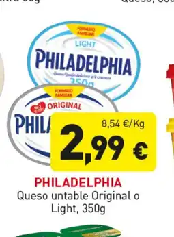 Hiperber PHILADELPHIA Queso untable Original o Light oferta