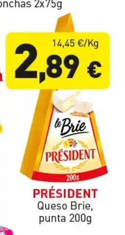 Hiperber PRÉSIDENT Queso Brie, punta oferta