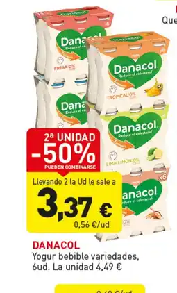Hiperber DANACOL Yogur bebible variedades oferta