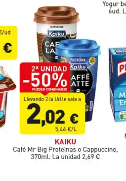 Hiperber KAIKU Café Mr Big Proteínas o Cappuccino oferta