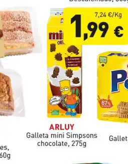 Hiperber ARLUY Galleta mini Simpsons chocolate oferta