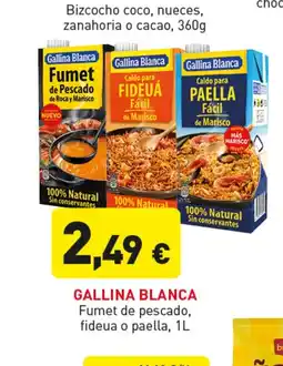 Hiperber GALLINA BLANCA Fumet de pescado, fideua o paella oferta