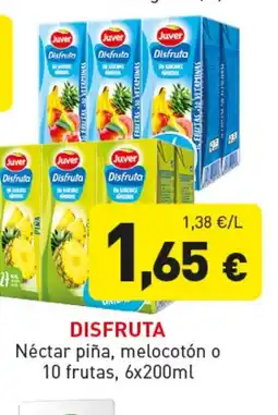 Hiperber DISFRUTA Néctar piña, melocotón o 10 frutas oferta