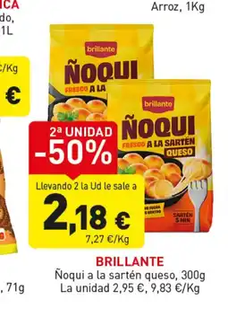 Hiperber BRILLANTE Ñoqui a la sartén queso oferta