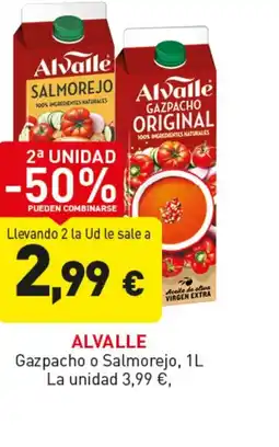 Hiperber ALVALLE Gazpacho o Salmorejo, oferta