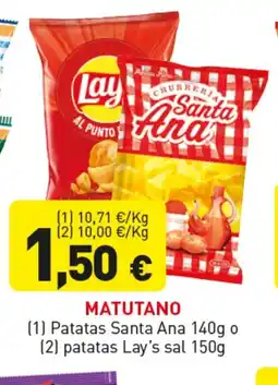 Hiperber MATUTANO Patatas Santa Ana oferta