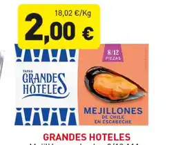 Hiperber GRANDES HOTELE Mejillón escabeche, 8/12 oferta