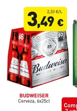Hiperber BUDWEISER Cerveza oferta