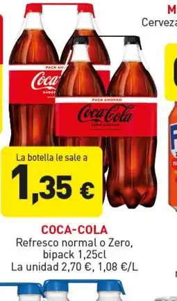 Hiperber COCA-COLA Refresco normal o Zero oferta