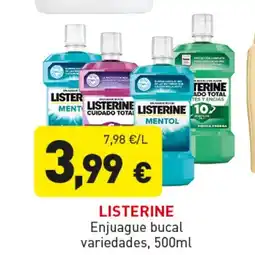 Hiperber LISTERINE Enjuague bucal variedades oferta