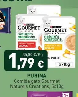 Hiperber PURINA Comida gato Gourmet Nature's Creations oferta
