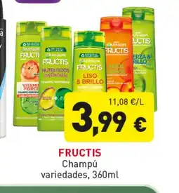 Hiperber FRUCTIS Champú variedades oferta