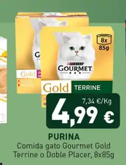 Hiperber PURINA Comida gato Gourmet Gold Terrine o Doble Placer oferta