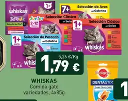 Hiperber WHISKAS Comida gato variedades oferta
