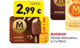 Hiperber MAGNUM Helado Almendras oferta