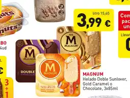 Hiperber MAGNUM Helado Doble Sunlover, Gold Caramel o Chocolate oferta