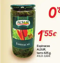 Alsara Supermercados ALSUR Espinacas oferta