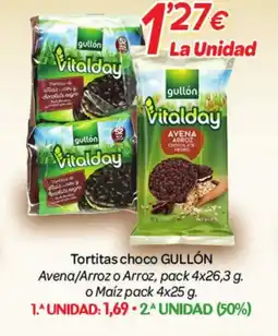 Alsara Supermercados GULLÓN Tortitas choco Avena/Arroz o Arroz oferta