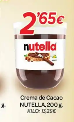 Alsara Supermercados NUTELLA Crema de cacao oferta