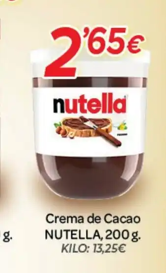 Alsara Supermercados NUTELLA Crema de cacao oferta