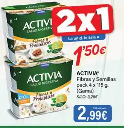Alsara Supermercados ACTIVIA Fibras y Semillas oferta