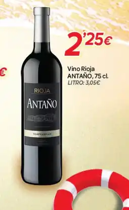 Alsara Supermercados ANTAÑO Vino Rioja oferta