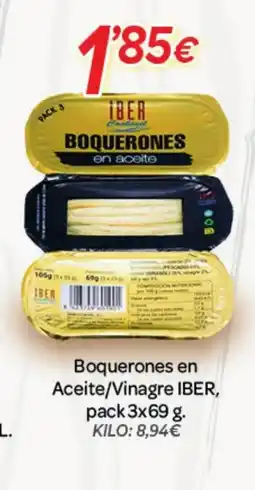 Alsara Supermercados IBER BBoquerones en Aceite/Vinagre oferta