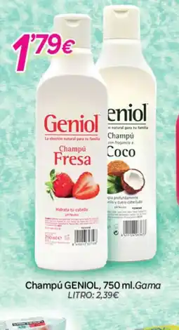 Alsara Supermercados GENIOL Champú oferta