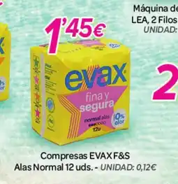 Alsara Supermercados EVAX Compresas Alas Normal oferta