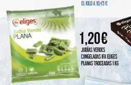 Claudio IFA ELIGES Judías verdes congeladas planas troceadas oferta