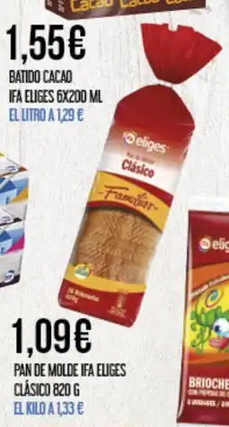 Claudio IFA ELIGES Pan de molde clásico oferta