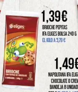 Claudio IFA ELIGES Brioche pepitas oferta
