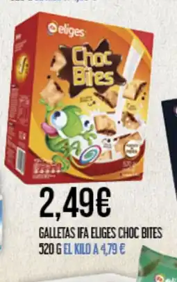 Claudio IFA ELIGES Galletas choc bites oferta
