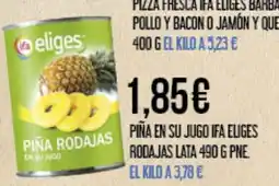 Claudio IFA ELIGES Pina rodajas pina en su jugo oferta