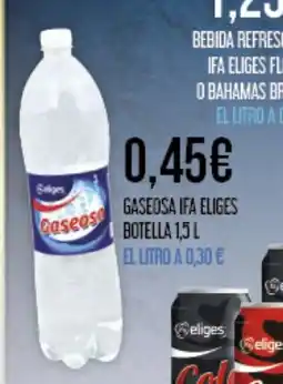 Claudio IFA ELIGES Gaseosa oferta