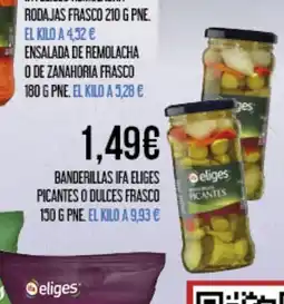 Claudio IFA ELIGES Banderillas picantes o dulces frasco oferta
