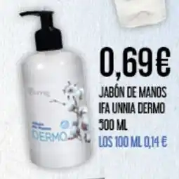 Claudio IFA UNNIA Jabón de manos oferta