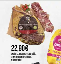 Claudio Jamón serrano torre de núñez gran reserva 50% duroc al corte oferta