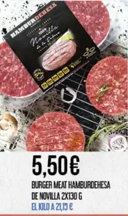 Claudio Burger meat hamburdehesa de novilla oferta