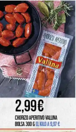 Claudio VALLINA Chorizo aperitivo bolsa oferta