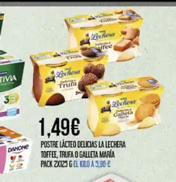 Claudio LA LECHERA Postre lácteo delicias toffee, trufa o galleta maría oferta