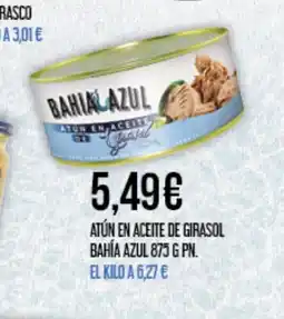 Claudio BAHÍA AZUL Atún en aceite de girasol oferta