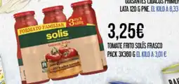 Claudio SOLIS Tomate frito frasco oferta
