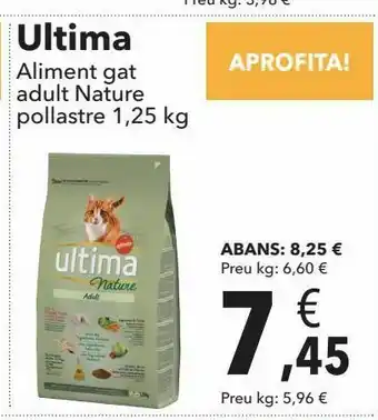 Clarel Aliment gat adult nature pollastre 1,25kg ultima oferta