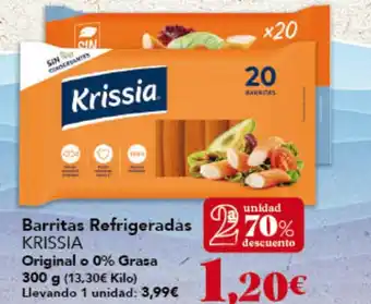 Gadis KRISSIA Barritas Refrigeradas oferta