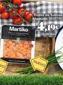 Gadis MARTIKO Dados de Salmón Ahumado oferta