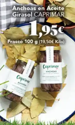 Gadis CAPRIMAR Anchoas en Aceite Girasol oferta