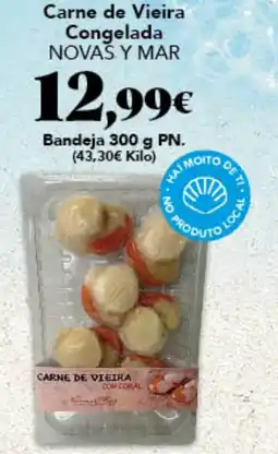 Gadis NOVAS Y MAR Carne de Vieira Congelada oferta