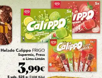 Gadis FRIGO Helado Calippo Supermix, Fresa o Lima-Limón oferta
